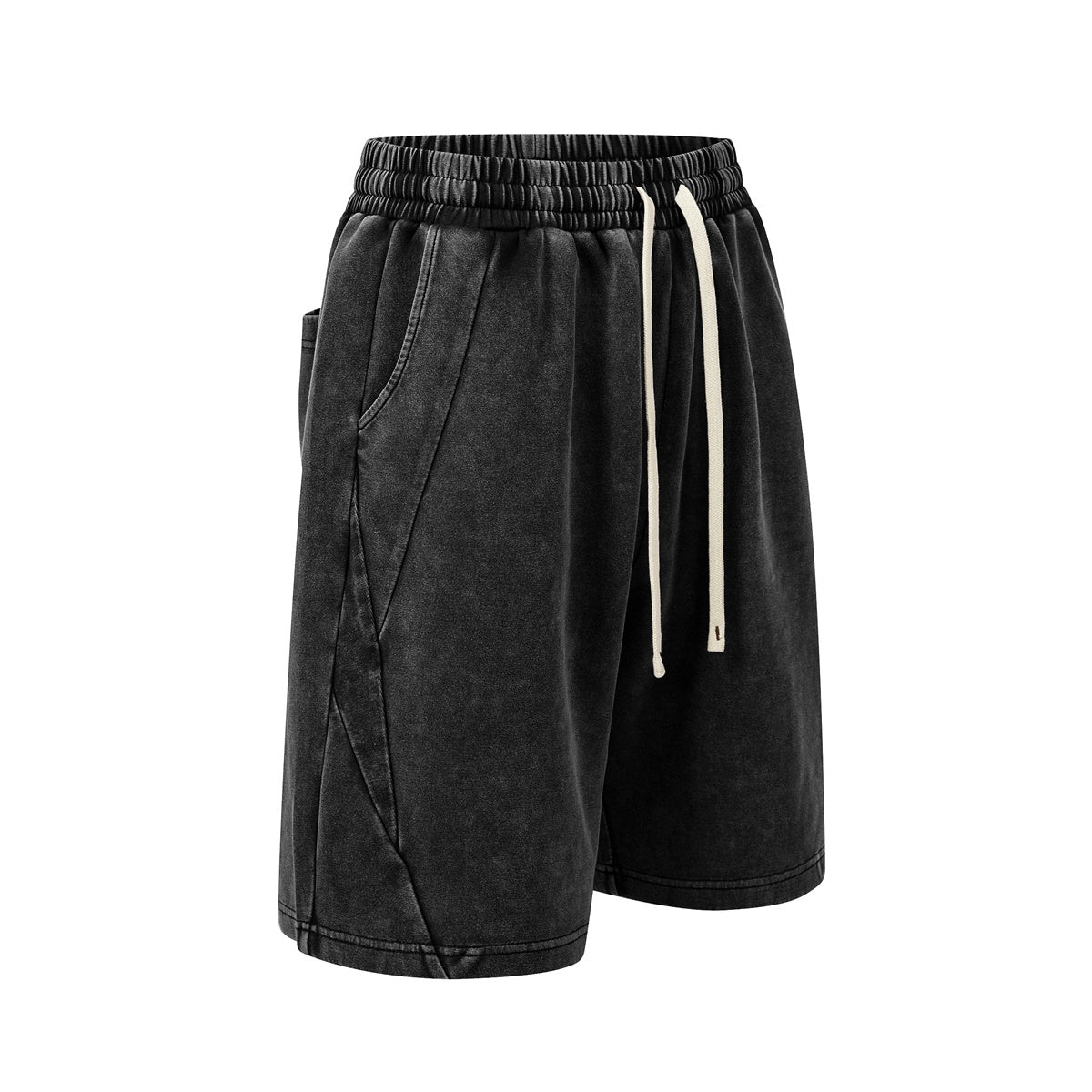 305GSM Splicing Washed Shorts