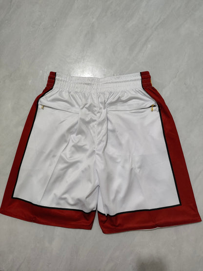 Miami Heat White Regular Pocket Shorts