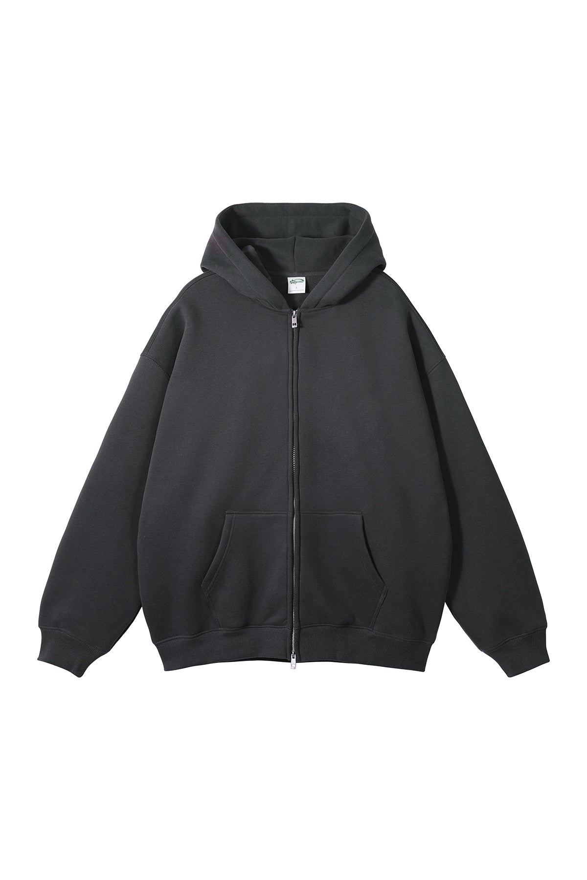 350GSM Solid Color Fleece Zipper Jacket