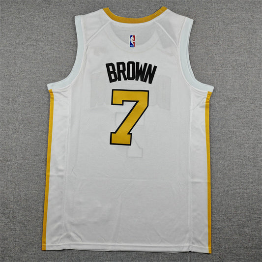 Boston Celtics Jaylen Brown #7 2026 City Edition - Embroidered Jersey