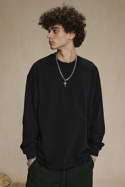385GSM Oversized Long Sleeve Crew