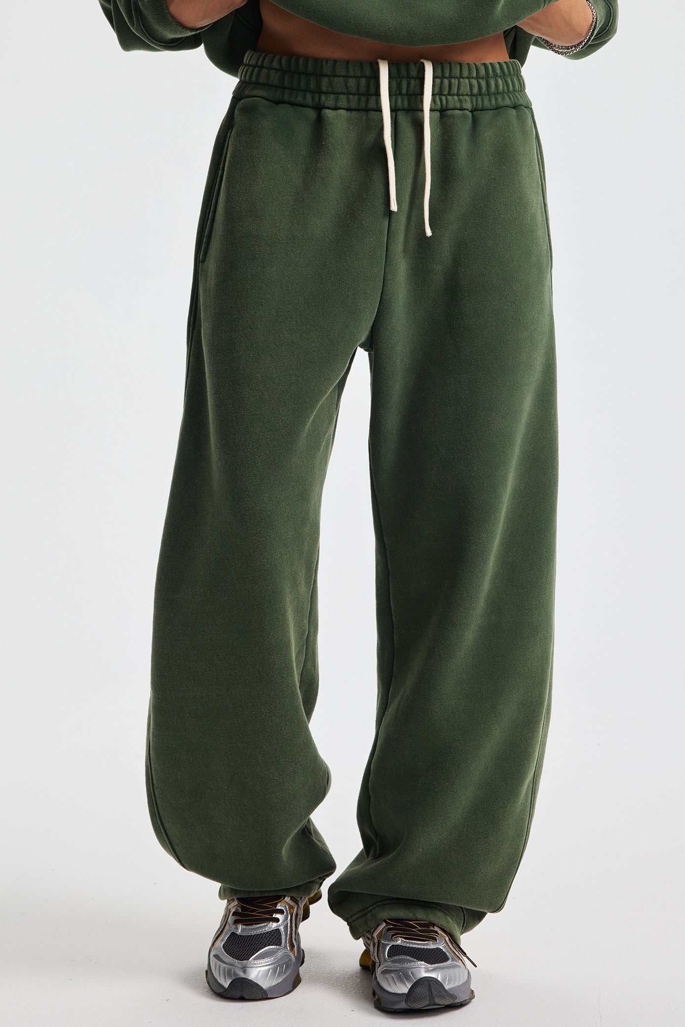 370GSM Fleece Pigment Dyed Sweatpants