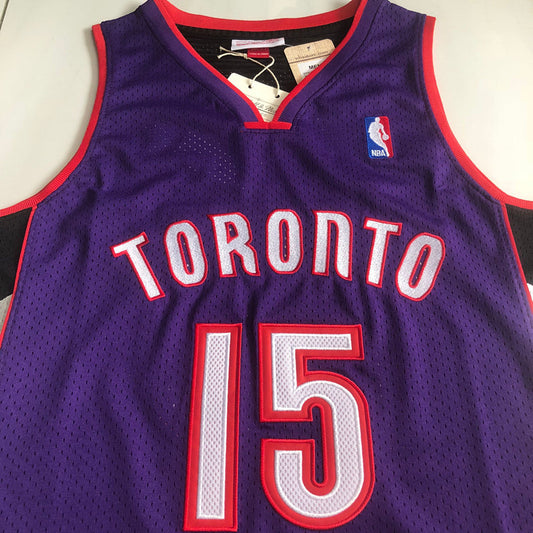Toronto Raptors Vince Carter #15 Throwback  Jersey -  Dense Embroidery