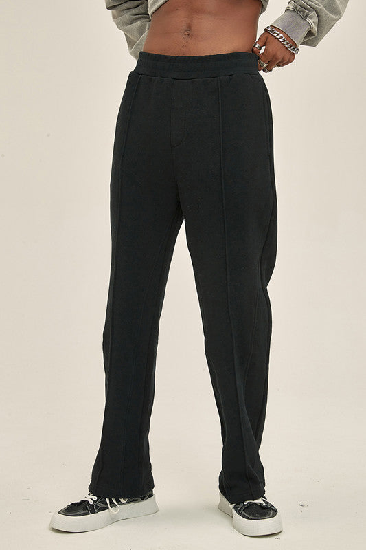 365GSM Patchwork Solid Color Sweatpants