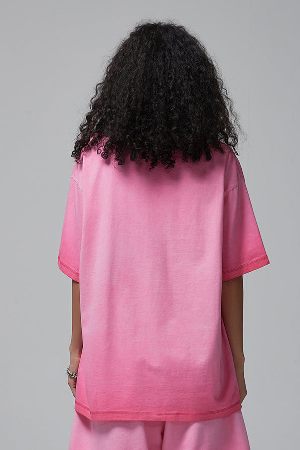 250GSM Double Stitch Sleeve Hem Washed Tee