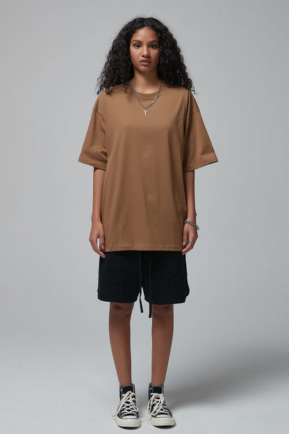 190GSM Solid Color Oversized Tee