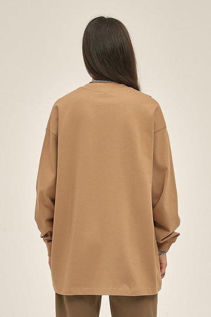 305GSM Oversized Long Sleeve Crew