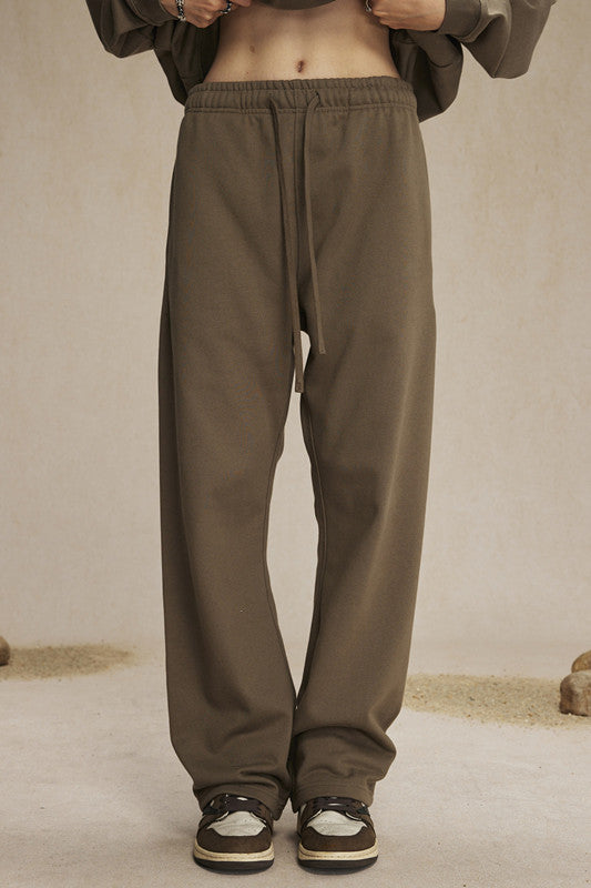 430GSM French Terry Solid Color Sweatpants