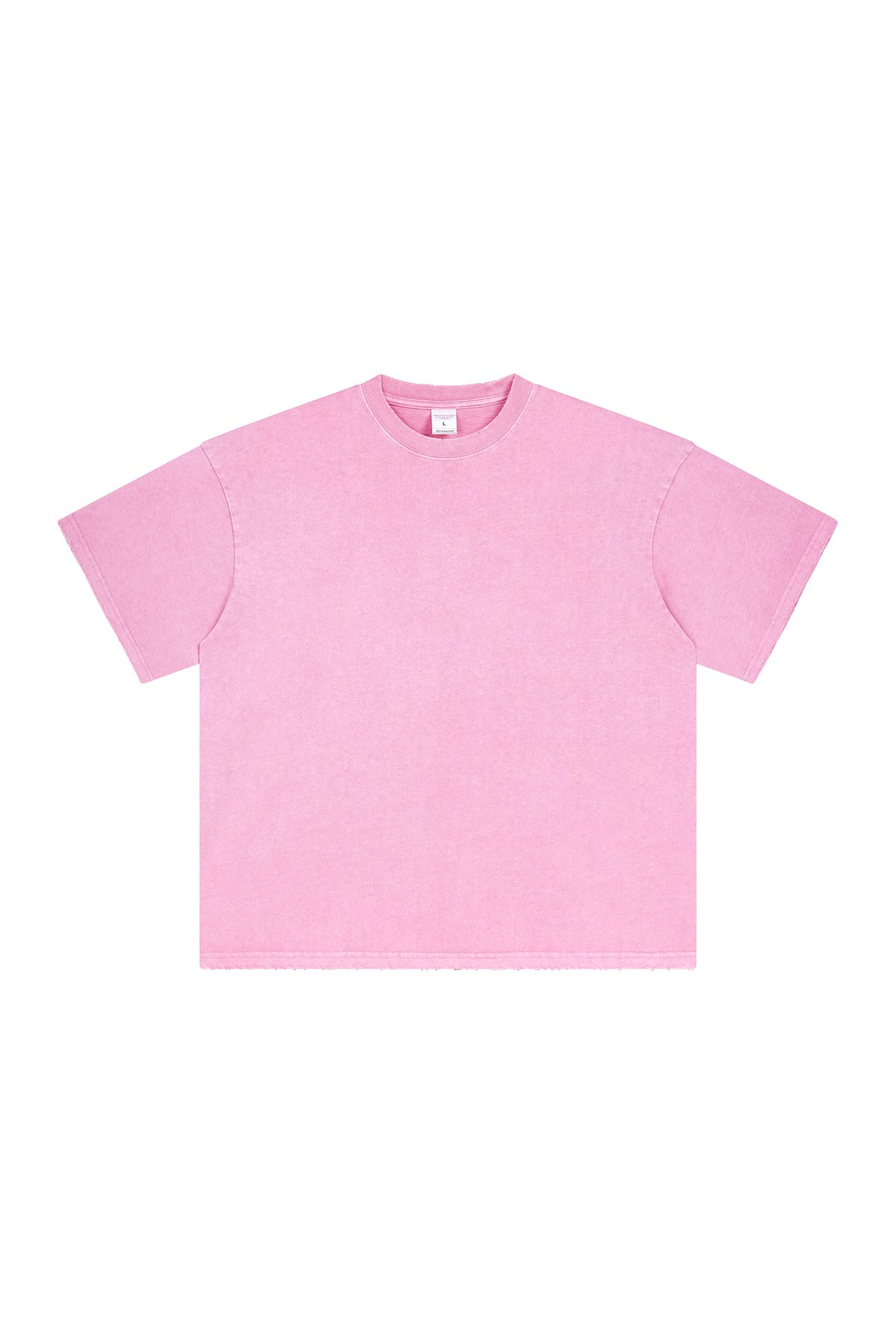 250GSM Distressed Pigment Dyed Washed Tee