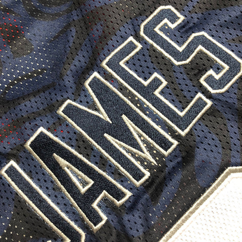Team USA Redeem Team LeBron James #6 blue Throwback Jersey - Dense Embroidery