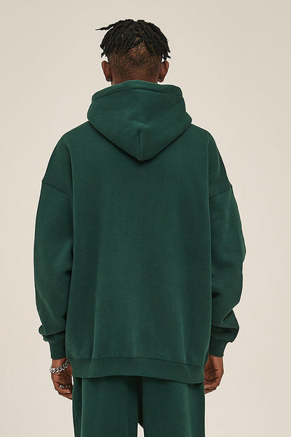 350GSM Fleece Solid Color Hoodie