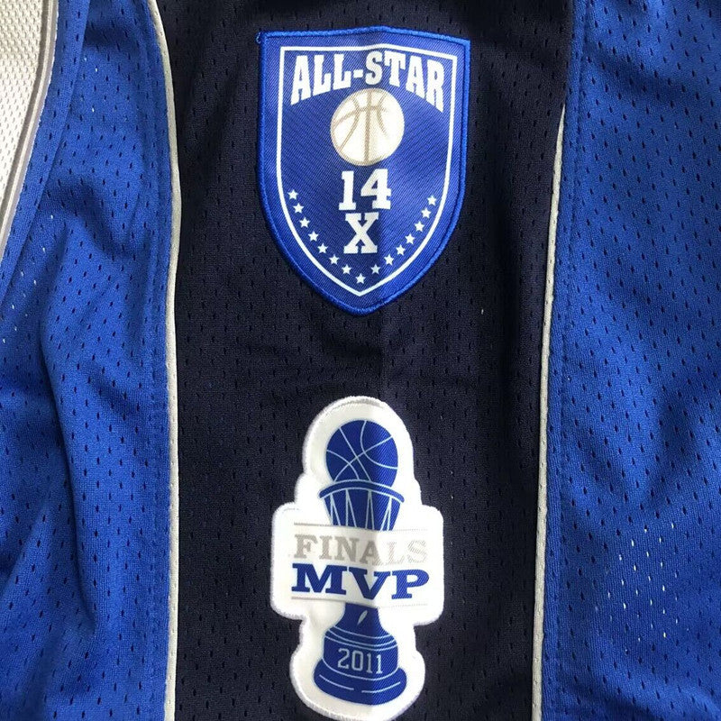 Dallas Mavericks Dirk Nowitzki #41 Throwback Jersey -  Dense Embroidery