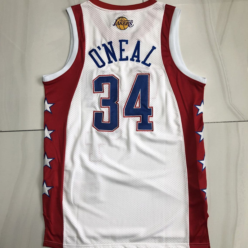All-Star Shaquille O'Neal #34 Throwback Jersey - Dense Embroidery