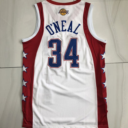 All-Star Shaquille O'Neal #34 Throwback Jersey - Dense Embroidery