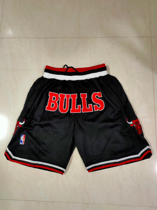 Chicago Bulls Black Collaboration Retro Pocket Shorts
