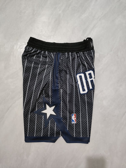 Orlando Magic 2023 Black Striped Pocket Shorts