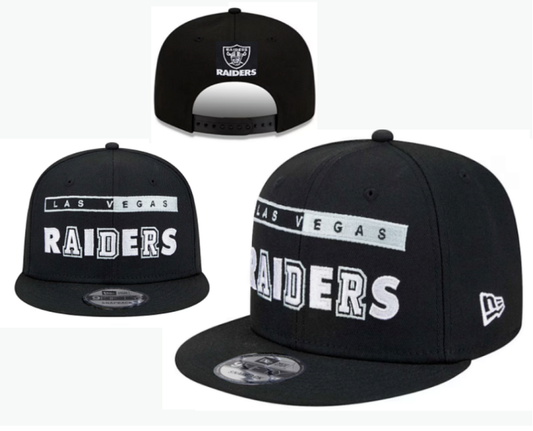 Las Vegas Raiders Black Snapback Cap