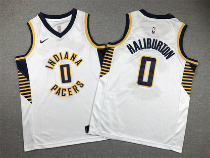 Youth Tyrese Haliburton Indiana Pacers #0   Embroidered  Jersey
