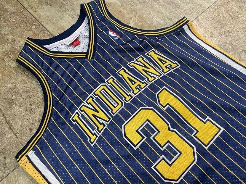 Reggie Miller Indiana Pacers Throwback Jersey