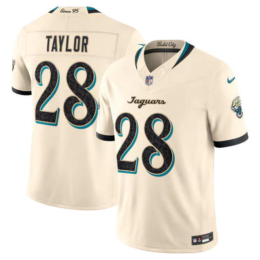 Men's  Fred Taylor Jacksonville Jaguars #28 Rivalries Collection Limited Jersey