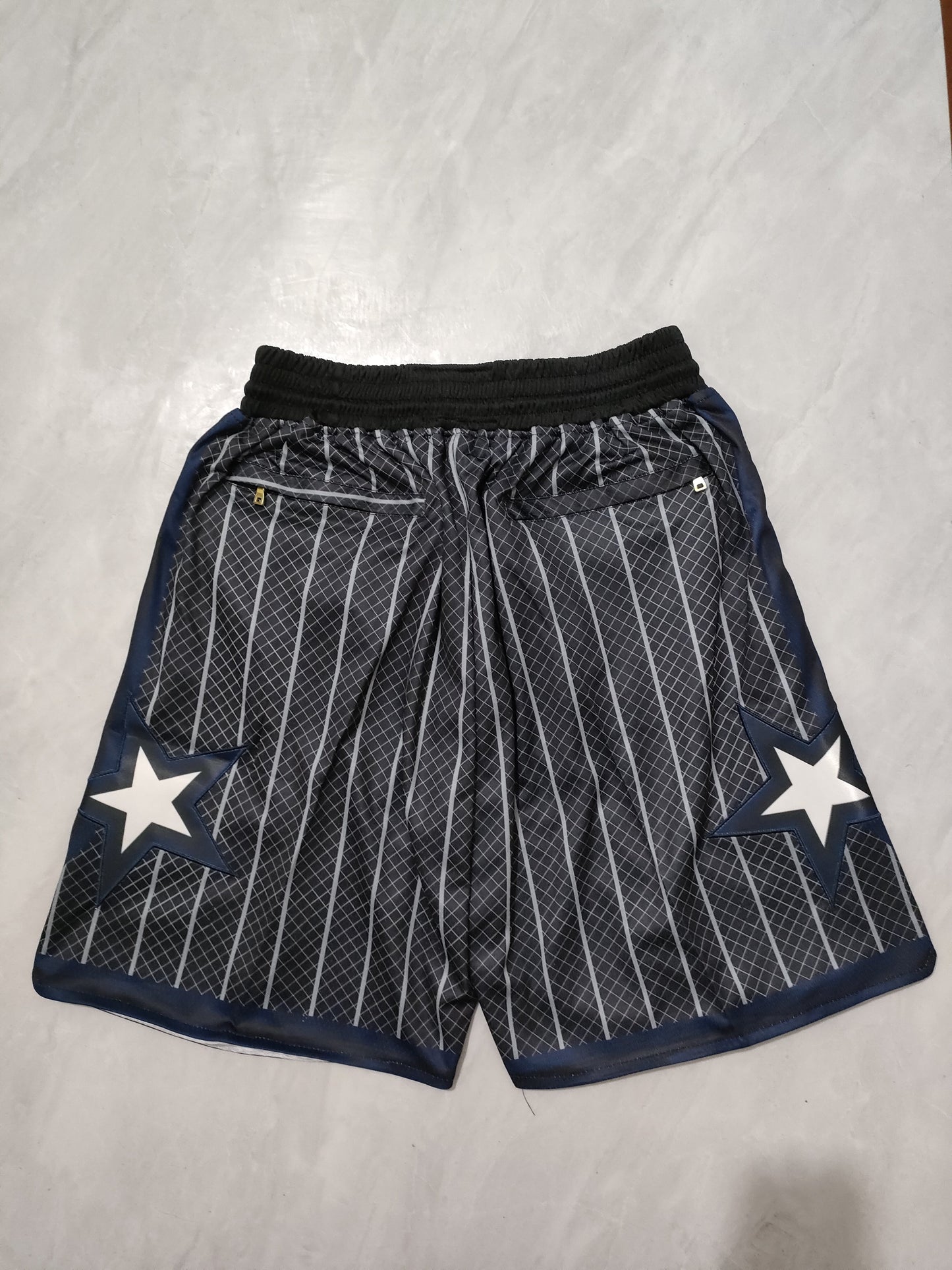 Orlando Magic 2023 Black Striped Pocket Shorts