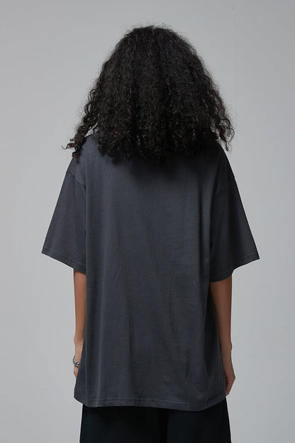 190GSM Solid Color Oversized Tee