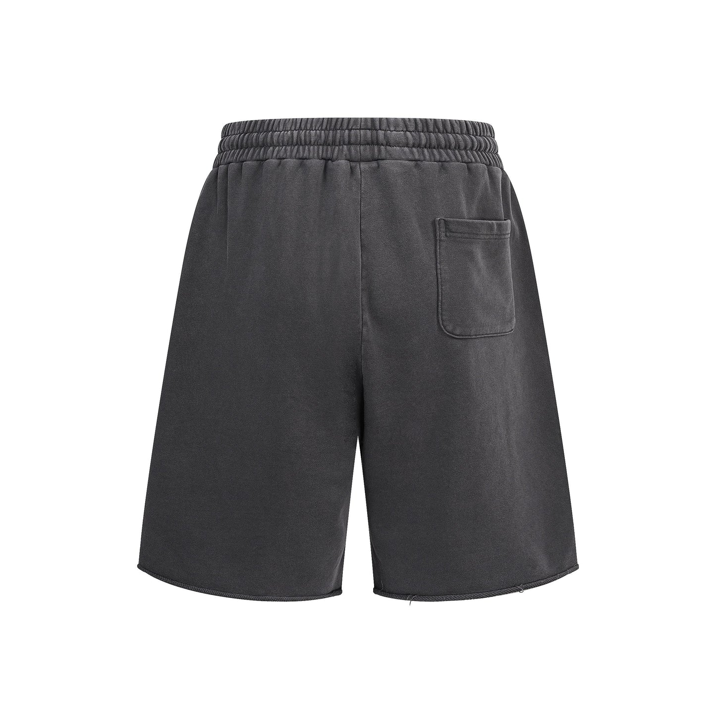380GSM Distressed Patchwork Washed Short