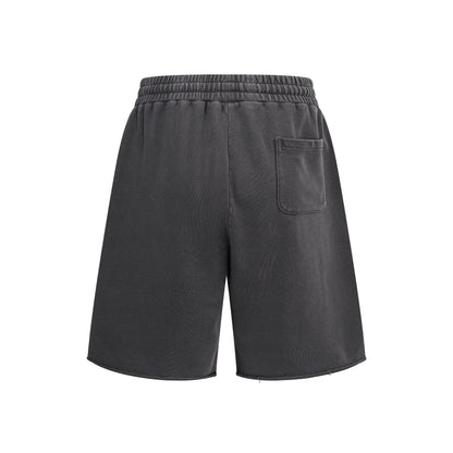 380GSM Distressed Patchwork Washed Short