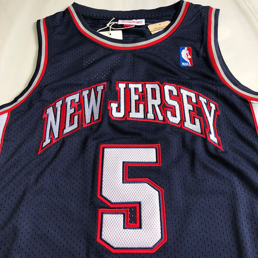 Brooklyn Nets Jason Kidd #5 2006 Throwback Jersey - Dense Embroidery