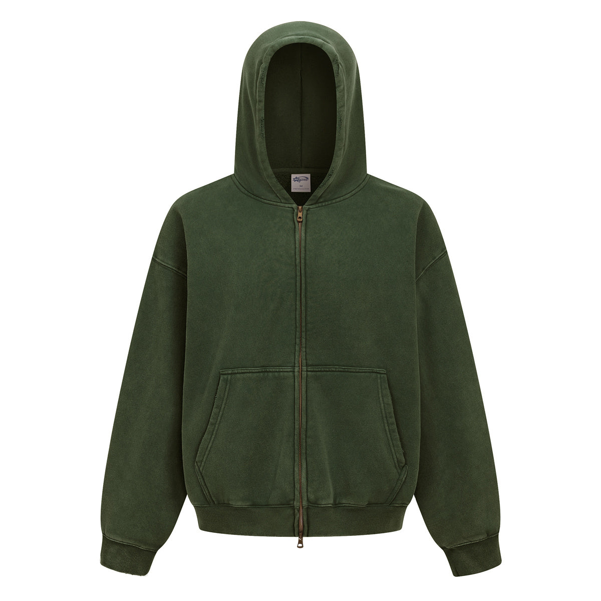 370GSM Pigment Dyed Fleece Boxy Hoodie