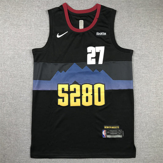 Denver Nuggets Jamal Murray #27 2024 City Edition ！ Embroidered Jersey