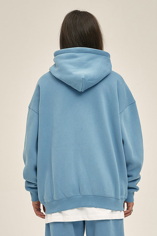 350GSM Solid Color Fleece Zipper Jacket
