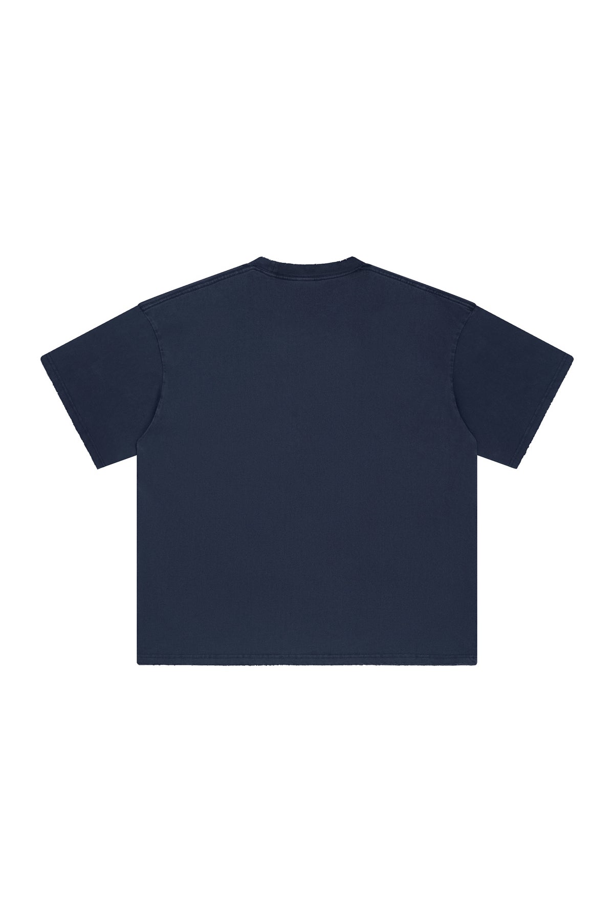 250GSM Distressed Pigment Dyed Washed Tee