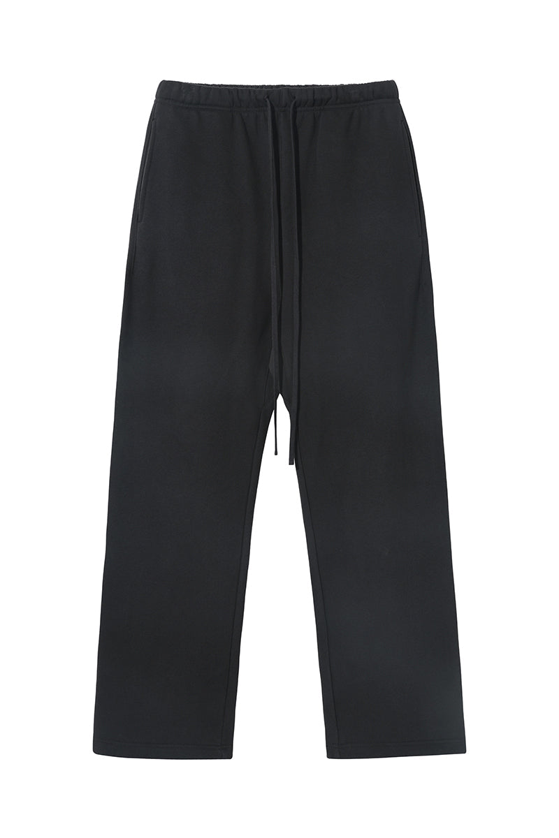 365GSM Relaxed Solid Color Fleece Sweatpants