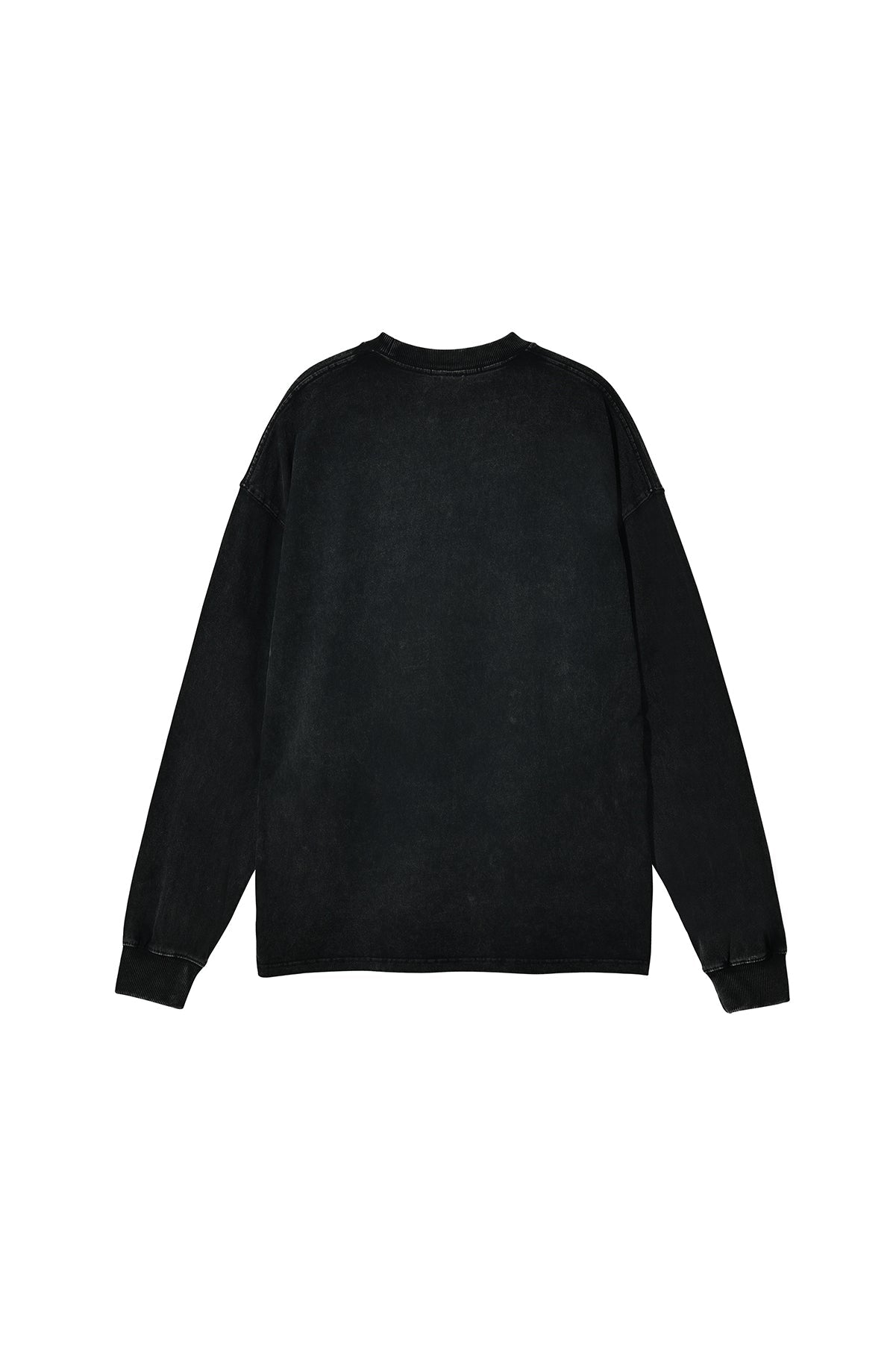 250GSM Vintage Washed Long Sleeve Crew