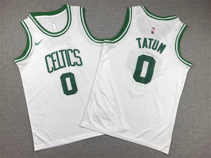 Youth Jayson Tatum Boston Celtics #0 Embroidered Jersey