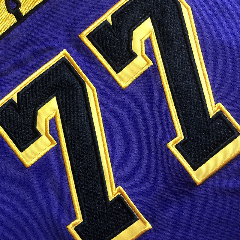 Los Angeles Lakers Luka Dončić #77 Announcement Version Jersey -  Dense Embroidery