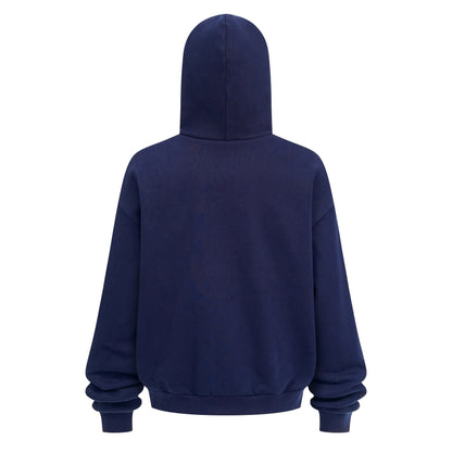 430GSM Boxy Fit Fleece Solid Color Hoodie