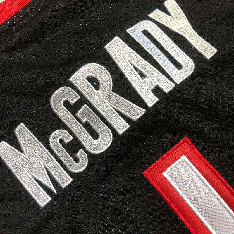 Toronto Raptors Tracy McGrady #1 Throwback Jersey - Dense Embroidery