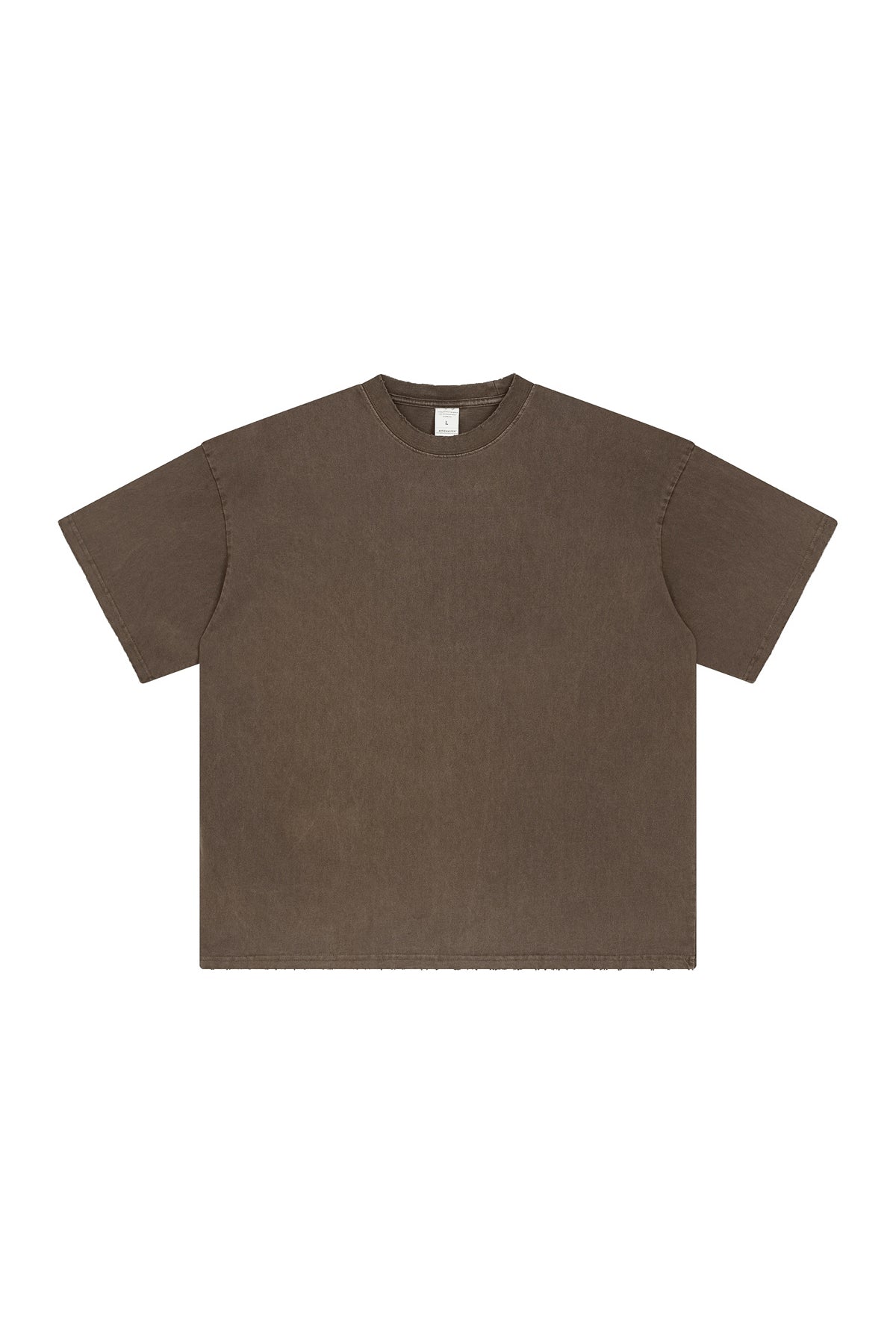 250GSM Distressed Pigment Dyed Washed Tee