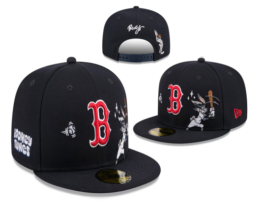 Boston Red Sox Black Snapback Cap