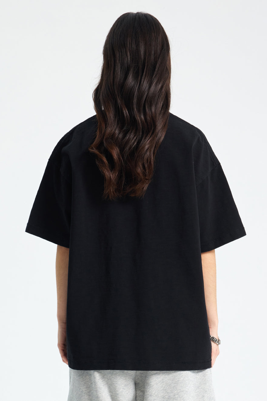 275GSM Pigment Dyed Light Washed Tee