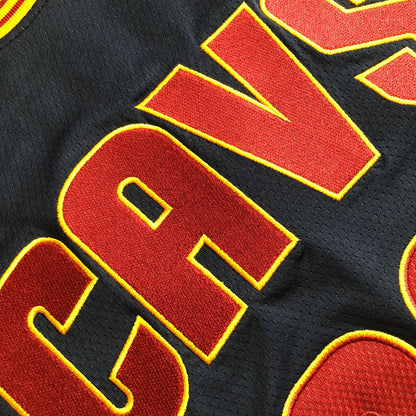 Cleveland Cavaliers LeBron James #23 Black-blue Throwback Jersey - Dense Embroidery