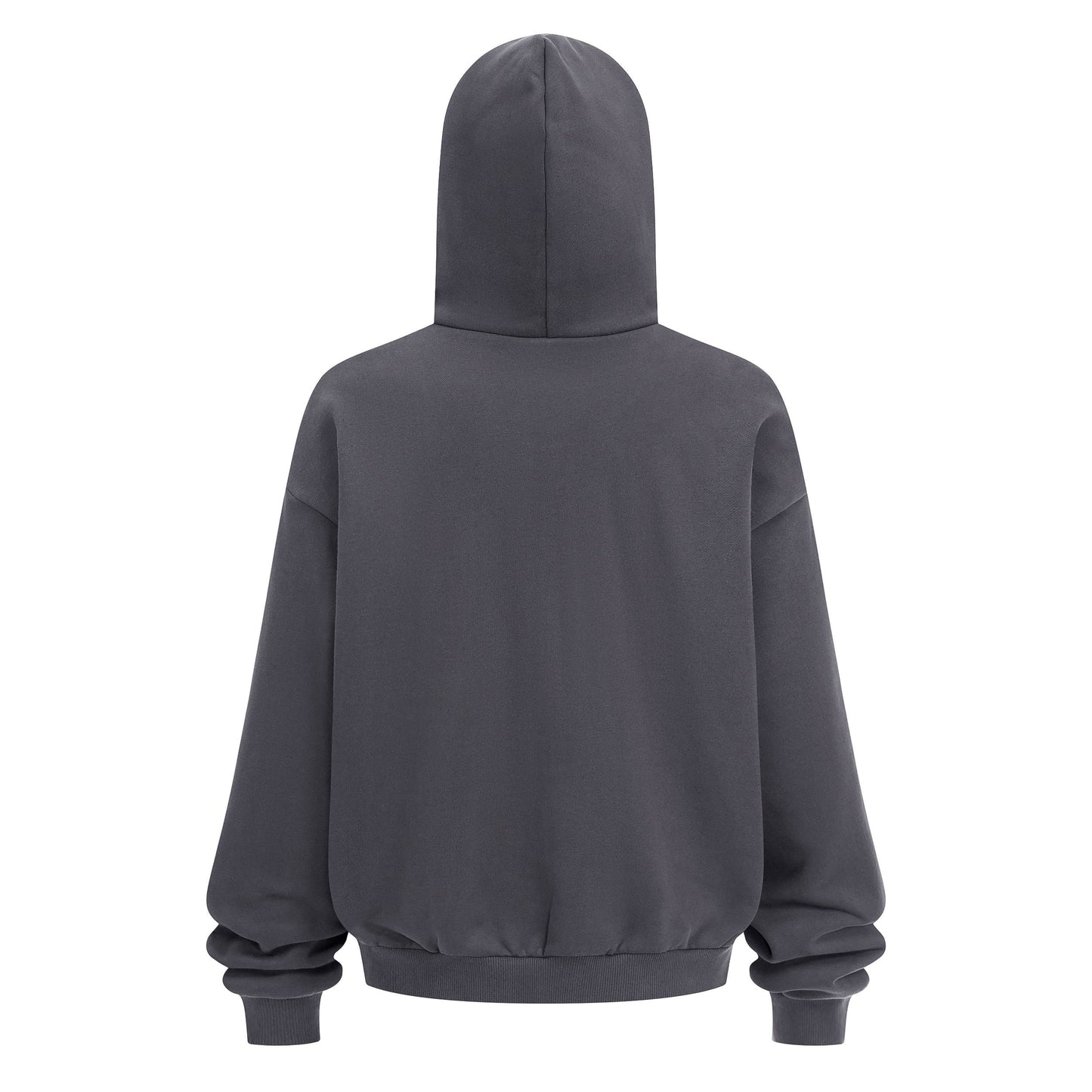 430GSM Boxy Fit Fleece Solid Color Hoodie