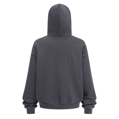 430GSM Boxy Fit Fleece Solid Color Hoodie
