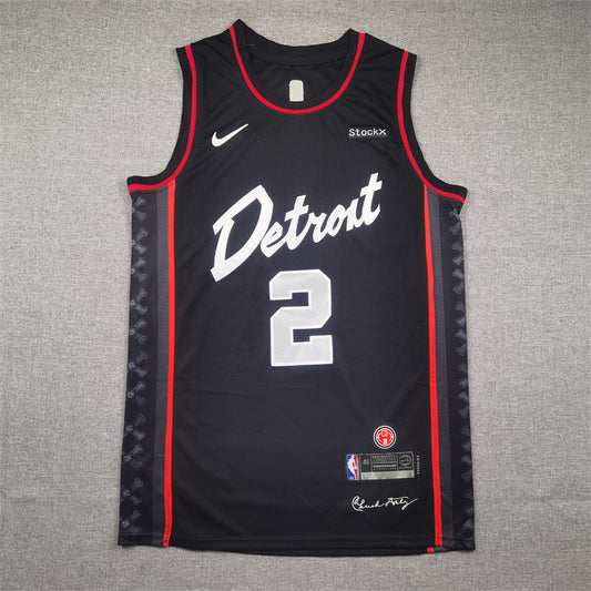 Detroit Pistons Cade Cunningham #2 2024 City Edition Swingman Jersey ！ Embroidered
