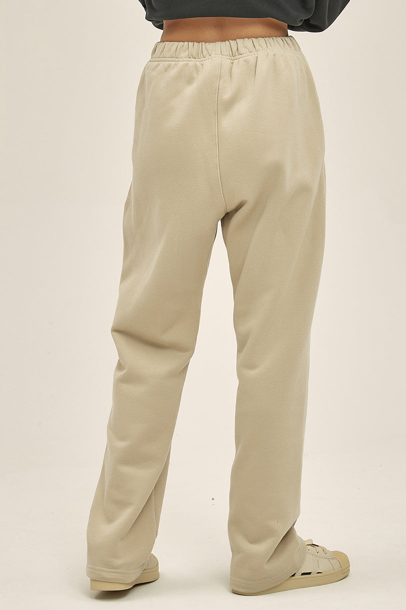 365GSM Relaxed Solid Color Fleece Sweatpants