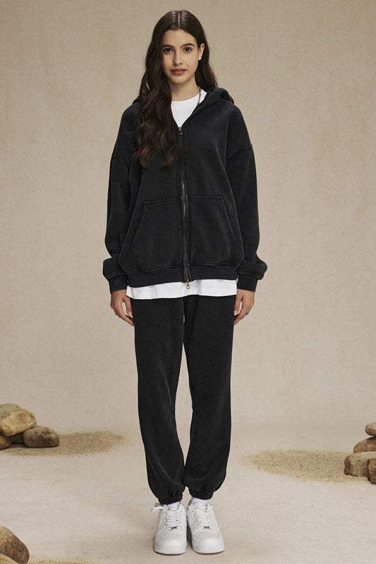 360GSM Washed Fleece Sweatpants