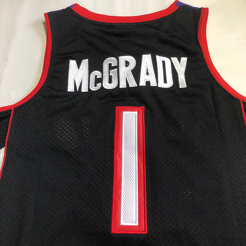 Toronto Raptors Tracy McGrady #1 Throwback Jersey - Dense Embroidery