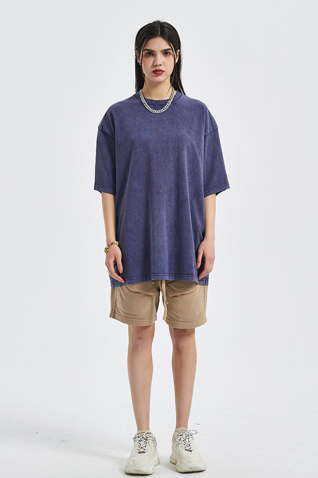 250GSM Washed Out Vintage Tee